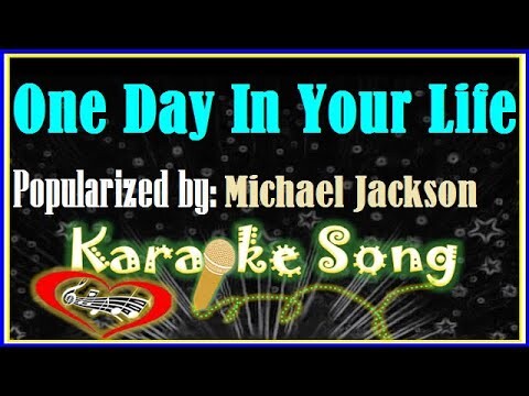 One Day In Your Life Karaoke Version by Michael Jackson -Minus One -Karaoke Cover