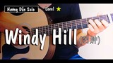 Hướng dẫn: Windy Hill (羽肿) Guitar Solo + TAB (Level 1)