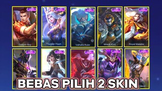 DI JAMIN PASTI DAPAT 2 SKIN EPIC LIMITED, BEBAS PILIH SENDIRI, SEMUA PLAYER BAHAGIA - MLBB