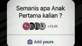 anak pertama nih