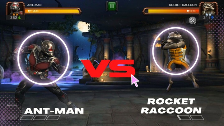 Ant-Man VS. Rocket Raccoon |MARVEL CONTEST OF CHAMPIONS