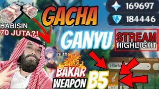 GACHA GANYU C6 HIGHLIGHTS. Tutorial Bakar B5 -genshin impact