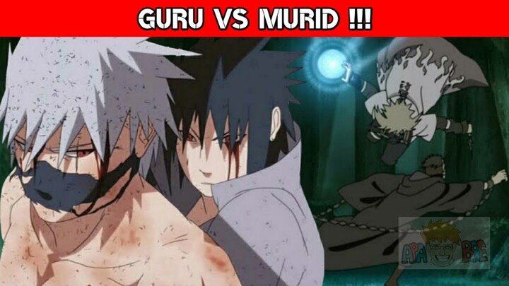 DURHAKA!!! Inilah 9 PERTARUNGAN GURU vs MURID di dunia NARUTO