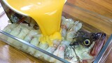 [Ẩm thực][DIY]Cá vược hầm trứng