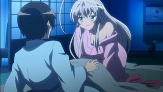 Cô gái giấy tấn công đêm trong anime # 1
