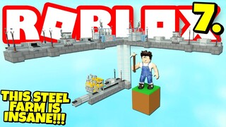 THE NEWEST INVENTION IN STEEL FARMING! Roblox Islands