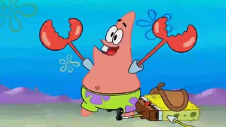 Patrick's ideal life, steal Mr. Krabs's crab claws and treat yourself as a crab!