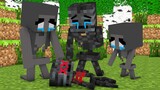 Monster School: Poor Wither Skeleton Family (Sad story) - Minecraft Animation