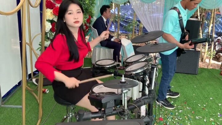 Remix Giọng Ca Cô bé 5 | Drum NiNi Cover