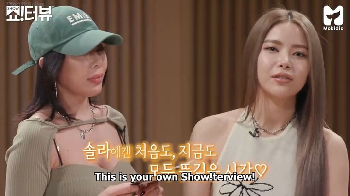 Jessi's Showterview Episode 89 (ENG SUB) - Solar (MAMAMOO)