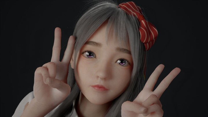 Real-time face capture in UE5~ You can try it out!