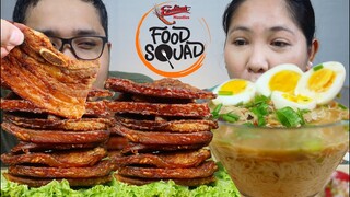 CRISPY PORK BELLY CHIPS + EXCELLENT MISUA CHICKEN SOUP | MUKBANG PHILIPPINES