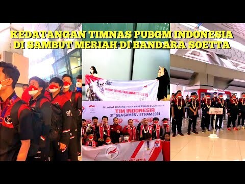 PENYAMBUTAN TIMNAS PUBGM SEA GAMES 2022 DI BANDARA