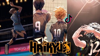 Haikyuu tiktok edit compilation part 4