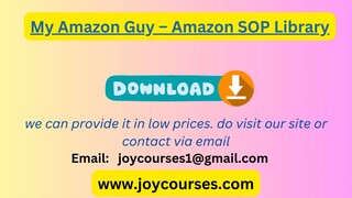 My Amazon Guy – Amazon SOP Library