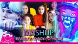 BTS / Red Velvet /KDA - 'Really Bad Boy(RBB) / Mic Drop / Popstars' (KPOP MASHUP)