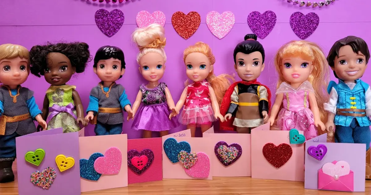 Valentine's day 2022 ! Elsa & Anna toddlers - preparations - Barbie -  Bilibili