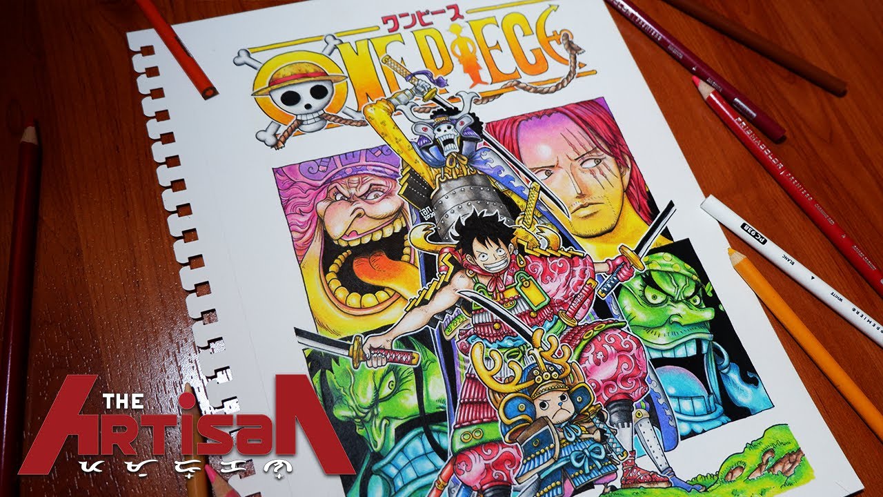 One Piece: Drawing Manga Volume 95 Cover - Time Lapse | The Artisan -  Bilibili