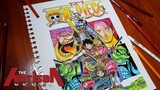 One Piece: Drawing Manga Volume 95 Cover - Time Lapse | The ARTiSan