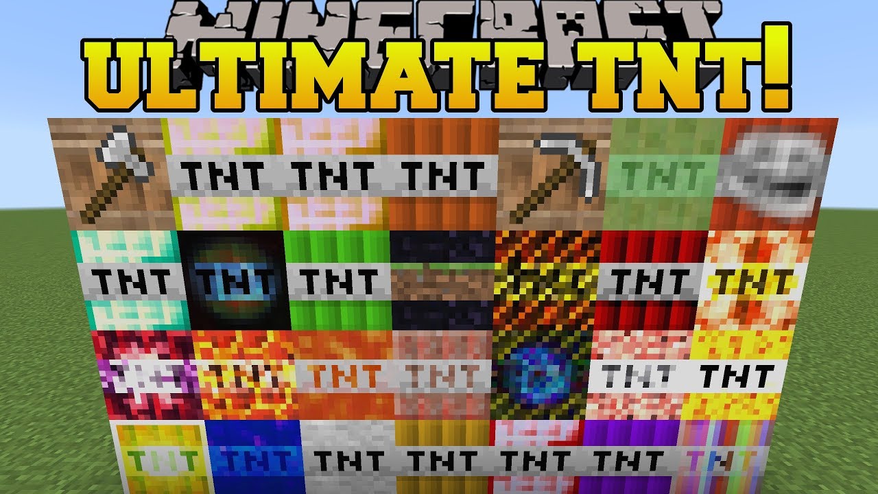 Minecraft Ultimate Tnt World Ending Explosives Chunk Destroyers More Mod Showcase Bilibili