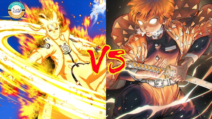 Minato Kilat Kuning vs Zenitsu Petir Kuning