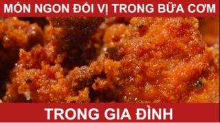 Món ngon đổi vị trong bữa ăn trong gia đình