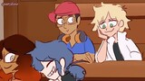 Adrien can't stop daydreaming about Marinette [Miraculous Ladybug Comics]