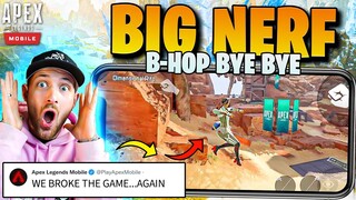 BUNNY HOP NERF IS COMING!  - Apex Legends Mobile