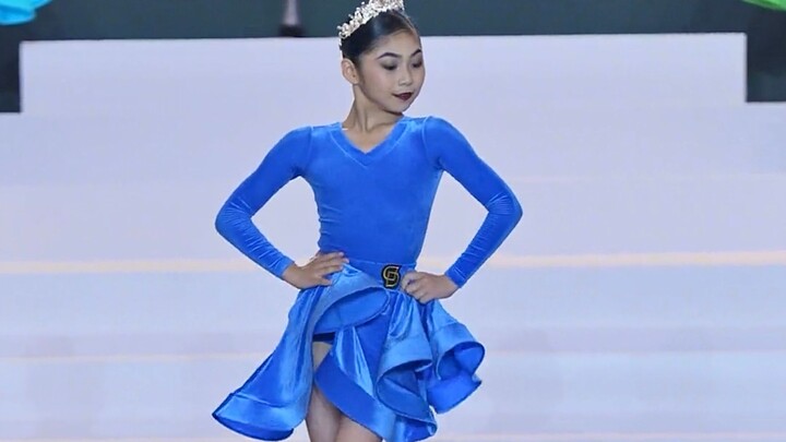 [Lin Yihan] OSD Hangzhou Station 10-year-old female single elite group Latin dance champion thank yo