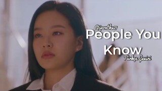 People You Know - Selena Gomez (Türkçe Çeviri) euphoria x true beauty ~win