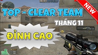 CFVN - Cùng Nhìn Lại Những Pha Clear Team ĐỈNH CAO tháng 11 | Hồ Điệp Tiên Tử |