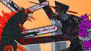 CHAINSAW ZILLA vs KATANA ZILLA !!!