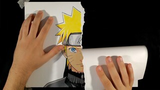 No puedo creer que DESTRUÍ mi dibujo de NARUTO para esto… 😳