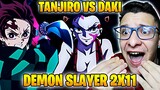TANJIRO VS DAKI - Demon Slayer ep. 11 temp. 2 (REACT)