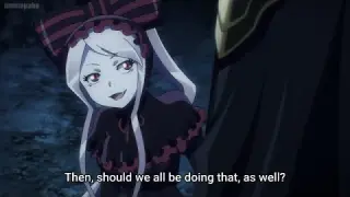 Shaltear wants to become Ainz pet dog | Overlord Season 4 episode 7