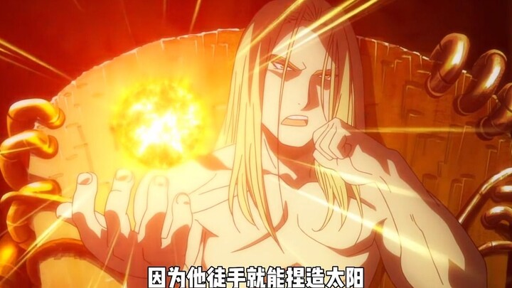 The little man in the bottle seizes the power of God, and Hohenheim becomes the last hope in despair