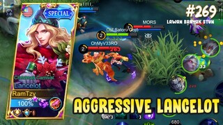 AGGRESSIVE FAST HAND LANCELOT VS KUFRA, MARTIS | LANCELOT GAMEPLAY #269 | MOBILE LEGENDS BANG BANG