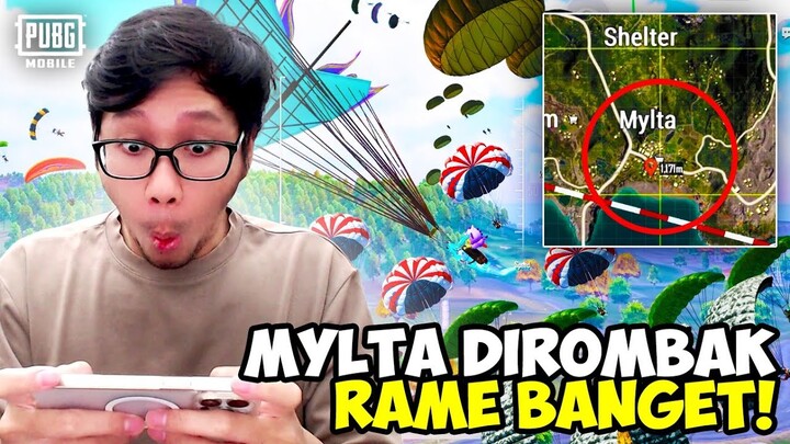 GA NYANGKA! KOTA INI DI ROMBAK JADI RAME BANGET! MYLTA BERUBAH TOTAL! - PUBG MOBILE