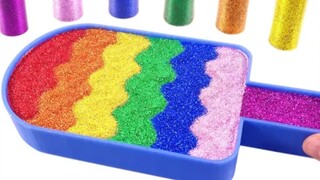 儿童创意史莱姆手工，制作一个彩虹雪糕