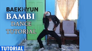 [STEP BY STEP TUTORIAL] Baekhyun - BAMBI Dance Tutorial Cover MIRRORED with EXPLANATION