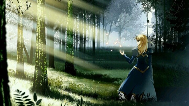 【Fate 06／阿尔托莉雅／ED／AMV】来自森林深处微风中的思念！「あなたがいた森（曾有你的森林）」