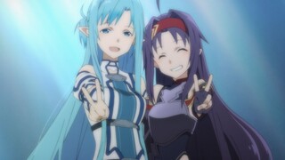 [ Sword Art Online ] Latihan memotong dan menyentak campuran Yuuki untuk ayam