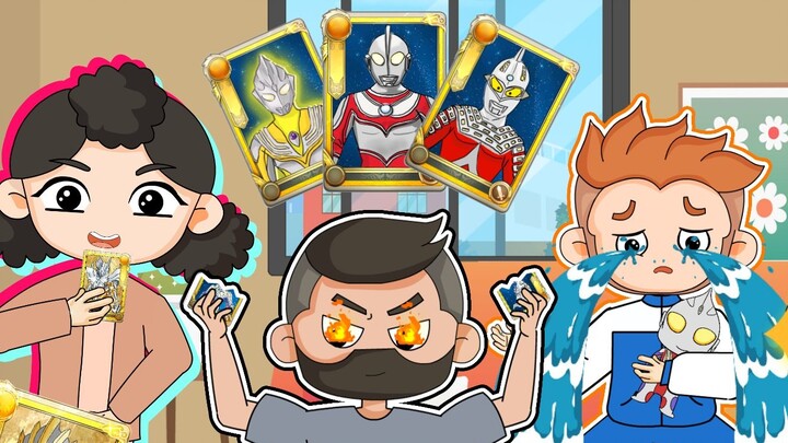 Parents tore up their son's Ultraman cards, and Tiga showed up to solve the case. This is the story 