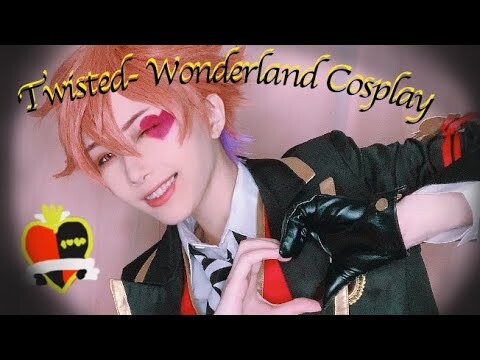 ハーッラビュル寮 エース．トラッポラ Twisted- Wonderland Cosplay Wig Cutting & Makeup