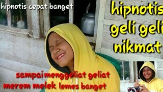 hipnotis wanita cantik lucu cepat banget