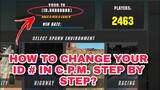 how to change id number in car parking multiplayer