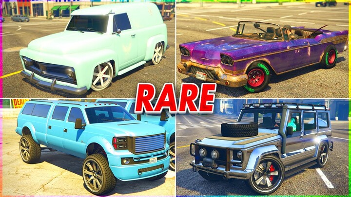 *SOLO* How To Get ALL Rare Cars In GTA 5 Online! (All Rare Car Locations Guide)