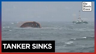 PH tanker sinks, causes massive oil spill off Bataan