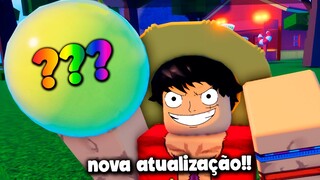 DEPOIS de 1 ANO ESSE JOGO de ONE PIECE ATUALIZOU e PEGUEI a NOVA FRUTA!! (tem código de free fruit)