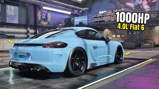 Need for Speed Heat Gameplay - 1000HP+ PORSCHE 718 CAYMAN GTS Customization | Max Build